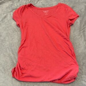 Pink Maternity Tee